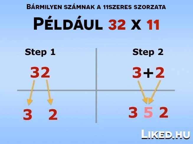 BC3A1rmilyen szC3A1mnak a 11szerese